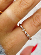 Load image into Gallery viewer, Rose Gold Diamond Band - 14K Rose Gold - Viv &amp; G Custom Design
