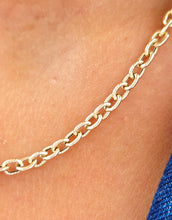 Load image into Gallery viewer, Italian Link Necklace - 14K Yellow Gold