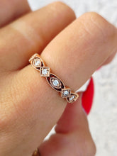 Load image into Gallery viewer, Viv &amp; G Rose Gold Diamond Band - 14K Rose Gold