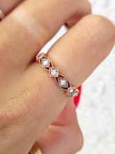 Load image into Gallery viewer, Viv &amp; G Rose Gold Diamond Band - 14K Rose Gold