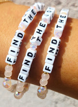 Load image into Gallery viewer, "Find The Joy" Little Words Project Bracelet - Little Words Project