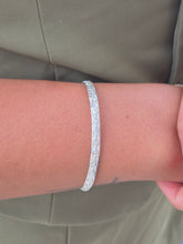 Load image into Gallery viewer, Italian Silver Herringbone Necklace &amp; Bracelet Set