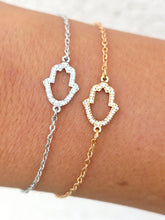 Load image into Gallery viewer, Hamsa Dainty Bracelet