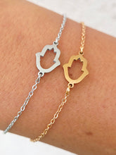 Load image into Gallery viewer, Hamsa Dainty Bracelet