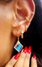 Load image into Gallery viewer, Estel Clear Quartz Earrings - Lotus Jewelry