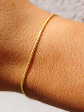Load image into Gallery viewer, Sparkle Franco Chain Bracelet - 14k Yellow Gold