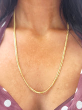 Load image into Gallery viewer, 24” gold over silver necklace