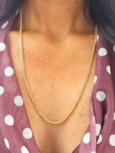 Load image into Gallery viewer, 24” gold over silver necklace