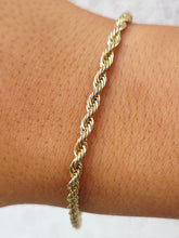Load image into Gallery viewer, 8” Rope Bracelet - 14k Gold