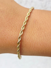 Load image into Gallery viewer, 8” Rope Bracelet - 14k Gold