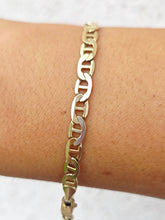 Load image into Gallery viewer, 7" Mariner Link Gold Bracelet - 14K Yellow Gold