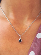Load image into Gallery viewer, Onyx Sterling Silver Necklace