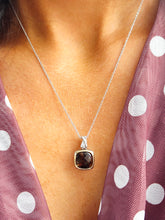 Load image into Gallery viewer, Smokey Topaz Necklace - Sterling Silver - Colore SG