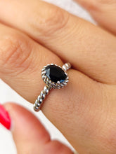 Load image into Gallery viewer, Colore SG Onyx Ring in Sterling Silver