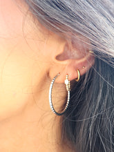 Load image into Gallery viewer, Beaded Hoop Earrings - Franco Stellari