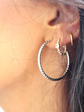 Load image into Gallery viewer, Beaded Hoop Earrings - Franco Stellari
