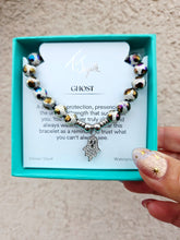 Load image into Gallery viewer, "Ghost" Infinite Steel Charm Bracelet - TJazelle Limited Edition Halloween Collection
