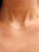 Load image into Gallery viewer, Thin Adjustable Cable Chain - 14K Yellow Gold