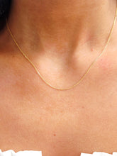 Load image into Gallery viewer, Thin Adjustable Cable Chain - 14K Yellow Gold