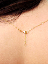 Load image into Gallery viewer, Thin Adjustable Cable Chain - 14K Yellow Gold