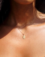 Load image into Gallery viewer, Miraculous Medal on 16" Razza Chain  - 14K Yellow Gold