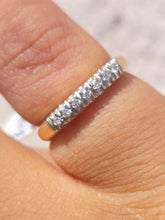 Load image into Gallery viewer, Baby Diamond Ring/Band - 14K Yellow Gold