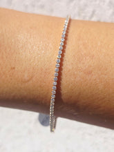 Load image into Gallery viewer, Two Carat Diamond Tennis Bracelet -14K Rose Gold