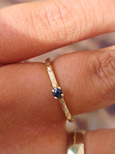 Load image into Gallery viewer, Sapphire Yellow Gold Ring - 14K Yellow Gold - Viv &amp; G Design