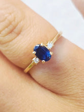 Load image into Gallery viewer, Sapphire Ring - 14K Yellow Gold - Estate Piece