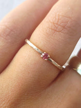 Load image into Gallery viewer, Pink Tourmaline Rose Gold Ring - 14K Rose Gold - Viv &amp; G Design