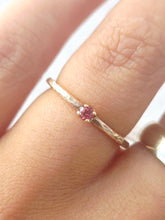 Load image into Gallery viewer, Pink Tourmaline Rose Gold Ring - 14K Rose Gold - Viv &amp; G Design