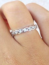 Load image into Gallery viewer, Braided Diamond Band - 14K White Gold - Viv &amp; G