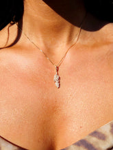 Load image into Gallery viewer, Diamond Feather Pendant