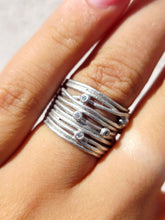 Load image into Gallery viewer, Layered Wrap Silver Ring