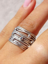 Load image into Gallery viewer, Layered Wrap Silver Ring