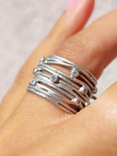 Load image into Gallery viewer, Layered Wrap Silver Ring