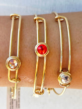 Load image into Gallery viewer, Topaz Alex and Ani "SACRED STUD" Intuition BRACELET CRYSTAL BANGLE