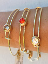 Load image into Gallery viewer, Topaz Alex and Ani "SACRED STUD" Intuition BRACELET CRYSTAL BANGLE