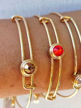 Load image into Gallery viewer, Topaz Alex and Ani "SACRED STUD" Intuition BRACELET CRYSTAL BANGLE