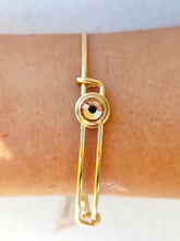 Load image into Gallery viewer, Topaz Alex and Ani "SACRED STUD" Intuition BRACELET CRYSTAL BANGLE