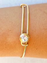 Load image into Gallery viewer, Crystal Alex and Ani "SACRED STUD" Intuition BRACELET CRYSTAL BANGLE
