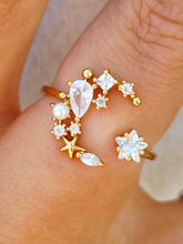 Load image into Gallery viewer, Moonlight Moon Ring - Girls Crew