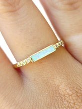 Load image into Gallery viewer, Opal Mini Bar Ring - Chloe and Lois