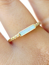 Load image into Gallery viewer, Opal Mini Bar Ring - Chloe and Lois