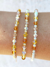 Load image into Gallery viewer, "Sunflower Dreams" Crystal Bracelet - Amanda Style - Our Whole Heart x Marie's Exclusive