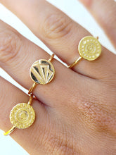 Load image into Gallery viewer, Confident- Gold Adjustable Ring