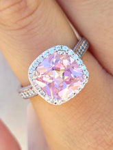 Load image into Gallery viewer, Pink &amp; Clear Bling Ring - Sterling Silver