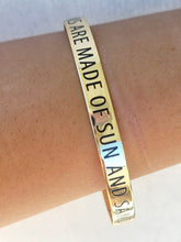 Load image into Gallery viewer, "Dreams Are Made Of Sun And Sand" Bangle Bracelet