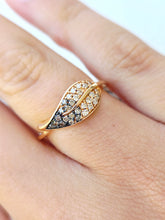 Load image into Gallery viewer, Leaf Le Vian® Ring featuring 1/15 cts. Nude Diamonds™ set in 14K Honey Gold™