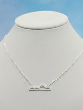 Load image into Gallery viewer, Mountain "Just Keep Climbing" Necklace - Sterling Silver